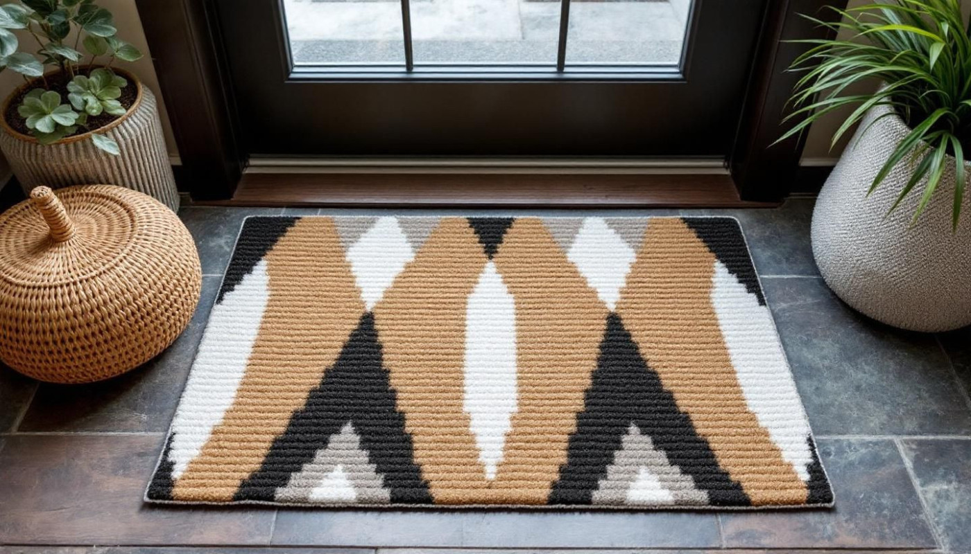 Wie wählt man eine stilvolle Schmutzfangmatte für das Zuhause?